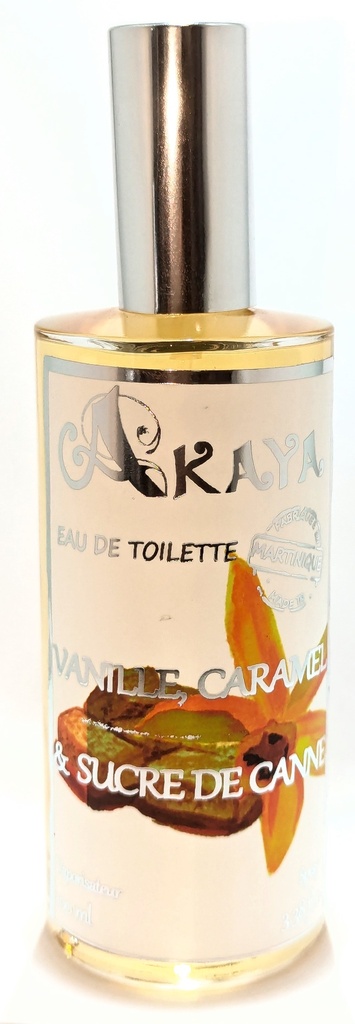 vanille caramel et sucre de canne